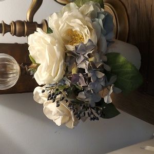 Shabby chic Faux flower arrangement